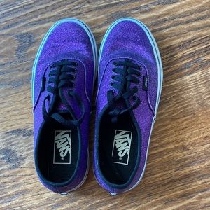 Purple Sparkly Vans